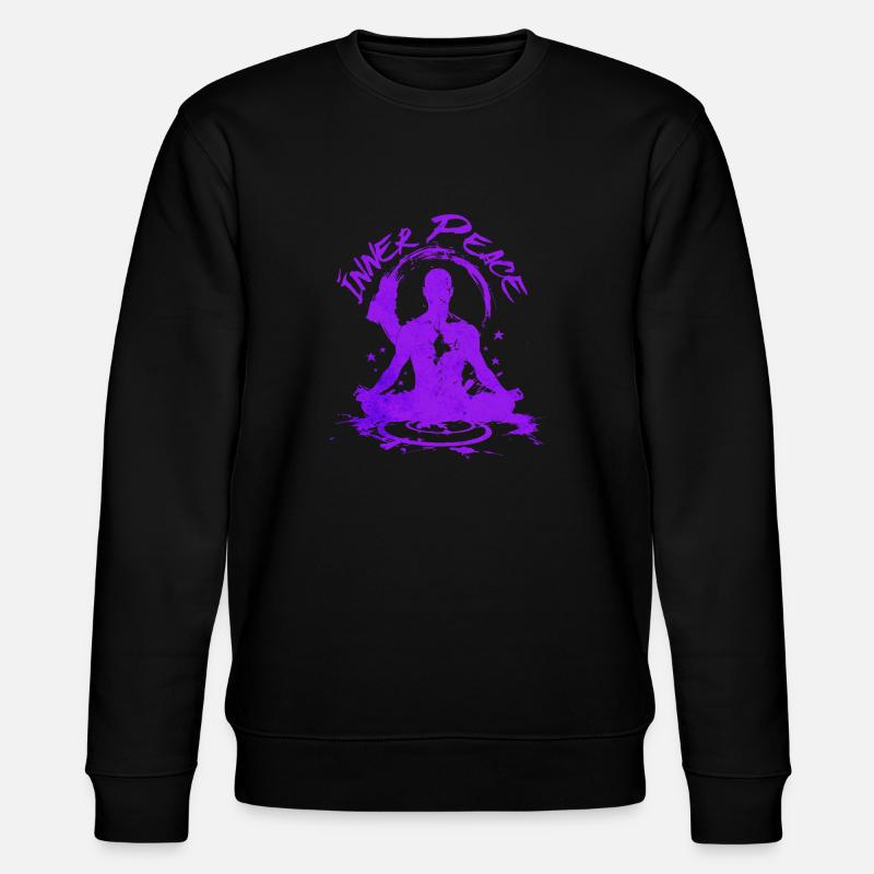 Inner peace Meditation - Stanley/Stella Unisex Bio-Sweatshirt CHANGER  - Schwarz