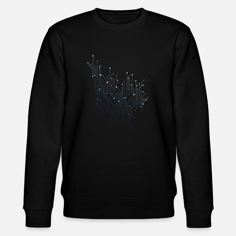 elektronik 2 - Stanley/Stella Unisex Bio-Sweatshirt CHANGER  - Schwarz
