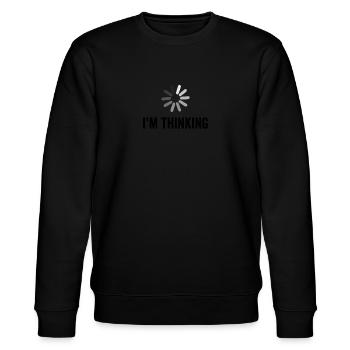 Lustiger Programmierer Entwickler-Code Humor Zitat - Stanley/Stella Unisex Bio-Sweatshirt CHANGER  - Schwarz - Vorne - Nik (191cm) & Marisol (170cm)