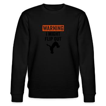 Cadeaux de sport freerunning parkour drôles - Sweat bio CHANGER Stanley/Stella Unisexe - noir - Devant - Nik (191cm) & Marisol (170cm)