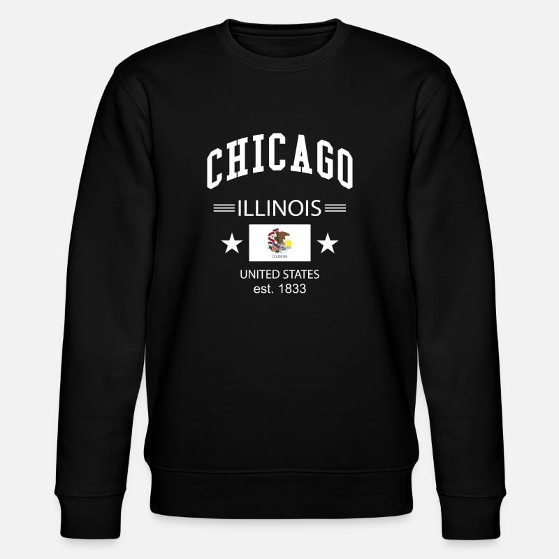 Chicago - Sweat bio CHANGER Stanley/Stella Unisexe - noir