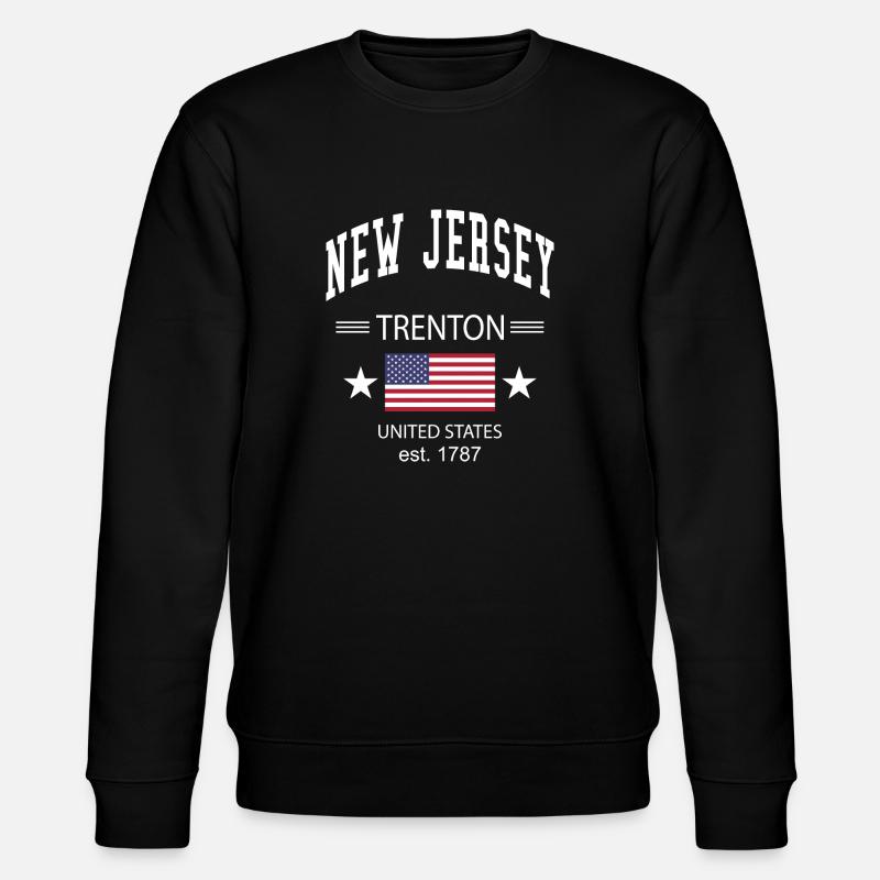 New Jersey - Stanley/Stella Unisex Bio-Sweatshirt CHANGER  - Schwarz