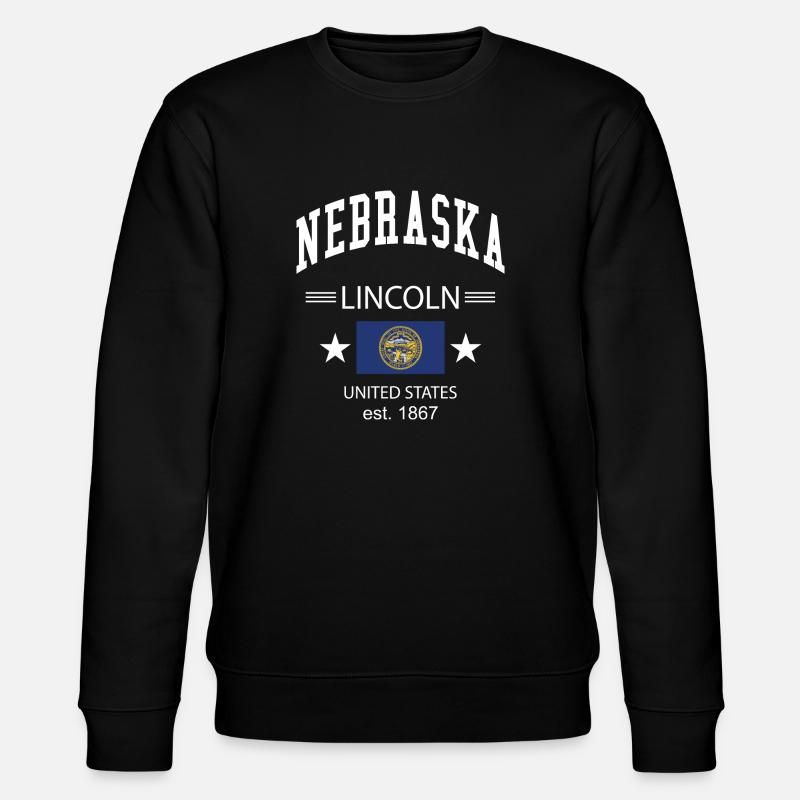 Nebraska - Sweat bio CHANGER Stanley/Stella Unisexe - noir