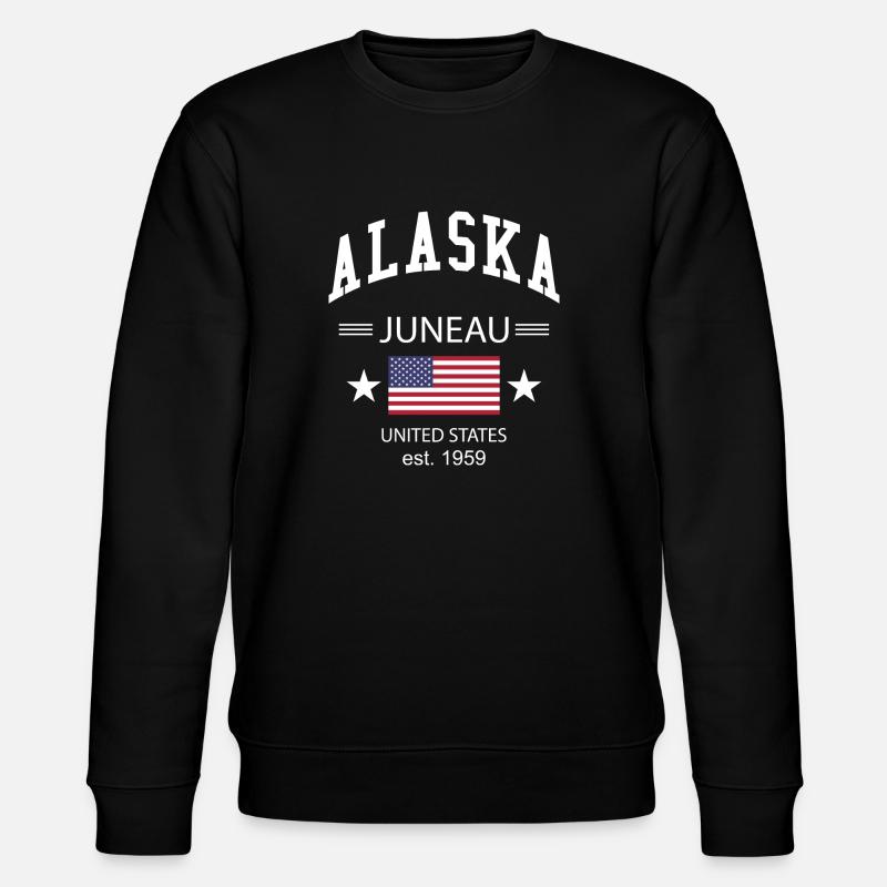 Alaska - Stanley/Stella Unisex Bio-Sweatshirt CHANGER  - Schwarz