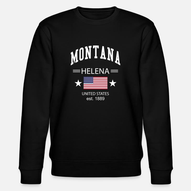 Montana - Stanley/Stella CHANGER Unisex Organic Sweatshirt - black