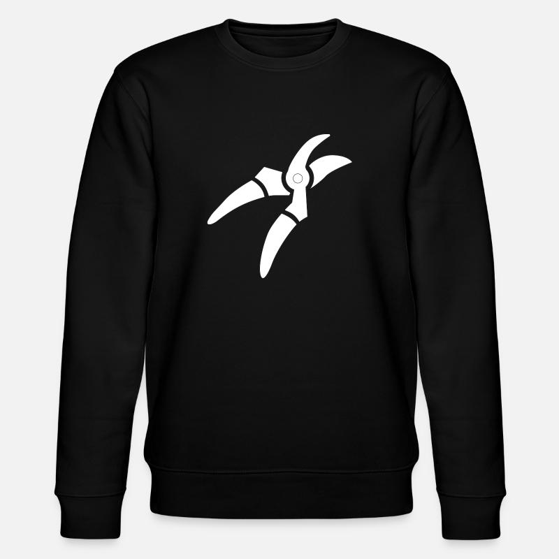 ciseaux - Sweat bio CHANGER Stanley/Stella Unisexe - noir