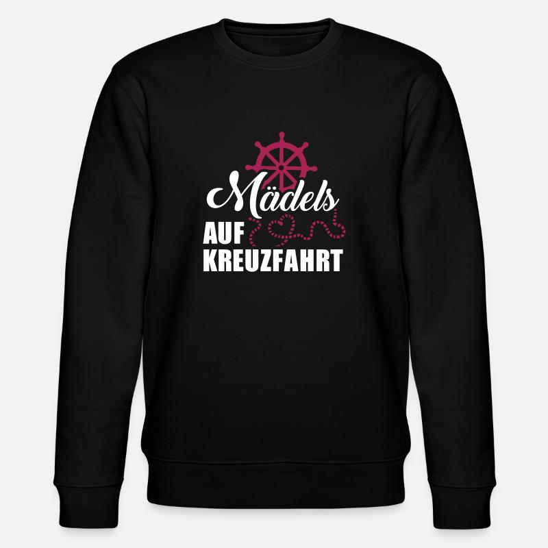 Kreuzfahrt - Stanley/Stella Unisex Bio-Sweatshirt CHANGER  - Schwarz