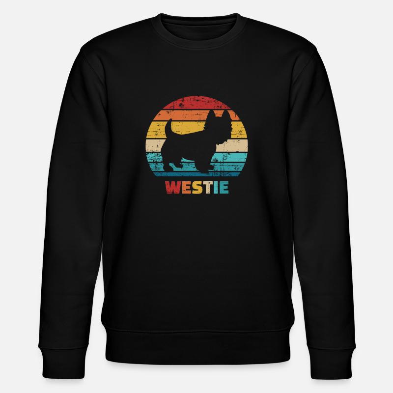Westie - Stanley/Stella Unisex Bio-Sweatshirt CHANGER  - Schwarz