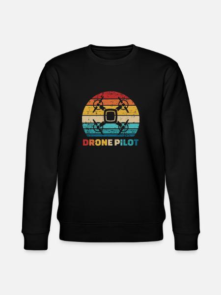 Drone - Stanley/Stella Unisex Bio-Sweatshirt CHANGER  - Schwarz