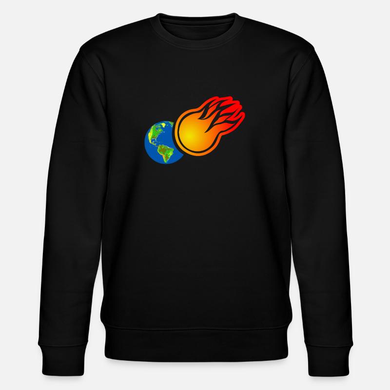 Earth and Comet - Stanley/Stella CHANGER Unisex Organic Sweatshirt - black