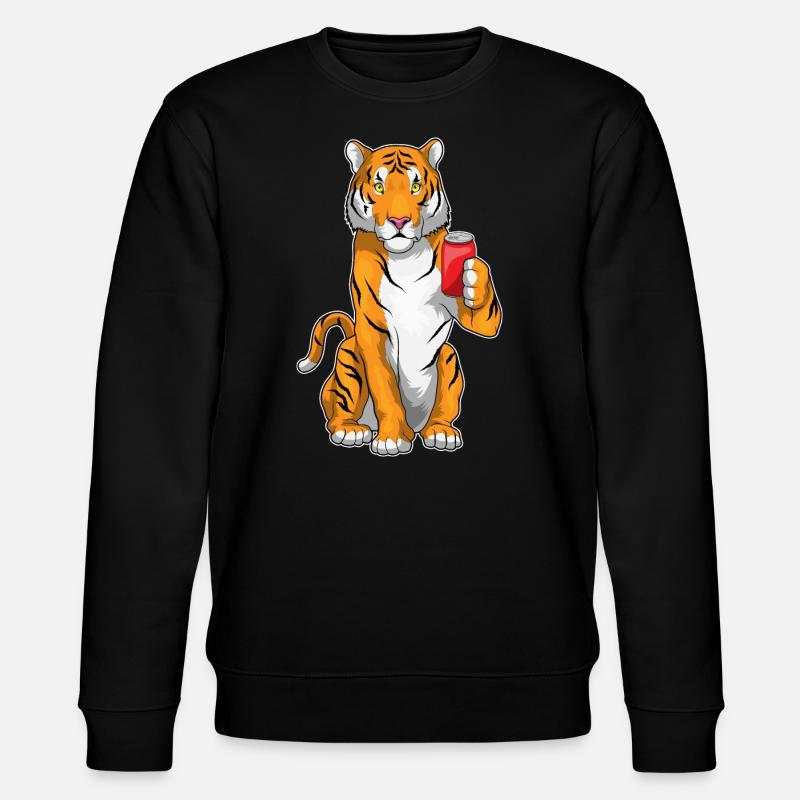 Tiger Limonade - Stanley/Stella Unisex Bio-Sweatshirt CHANGER - Schwarz