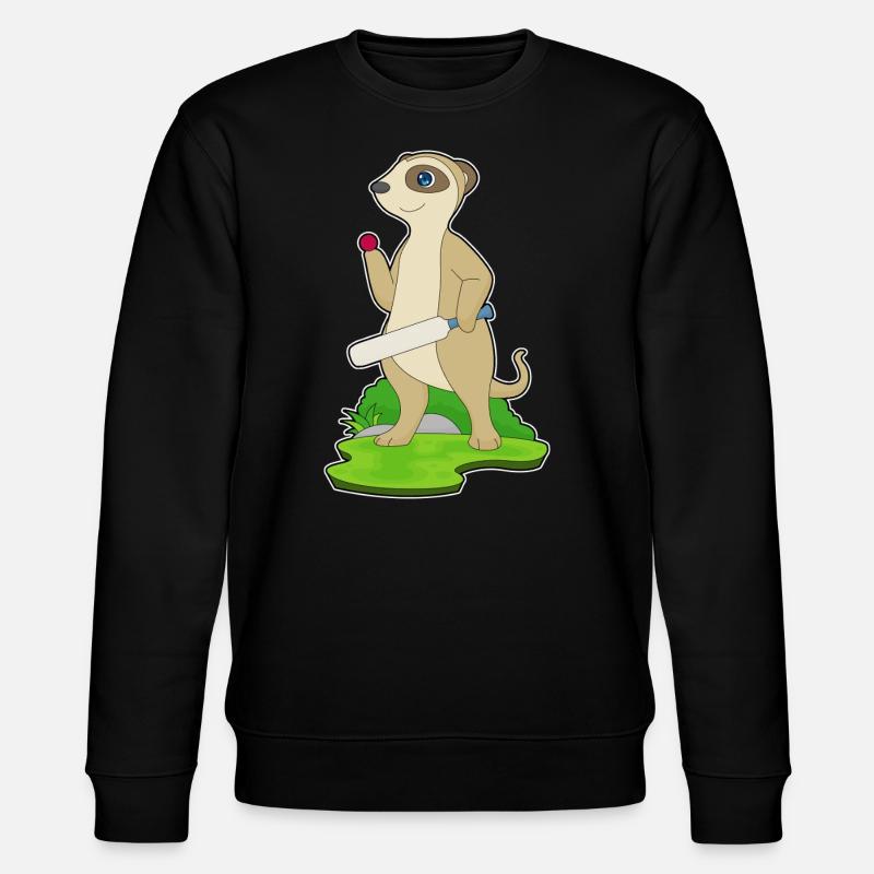 Suricate Cricket Battes de cricket - Sweat bio CHANGER Stanley/Stella Unisexe - noir