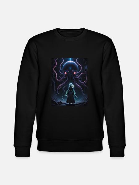 Kraken of the Cosmos - Stanley/Stella CHANGER Unisex Organic Sweatshirt - black