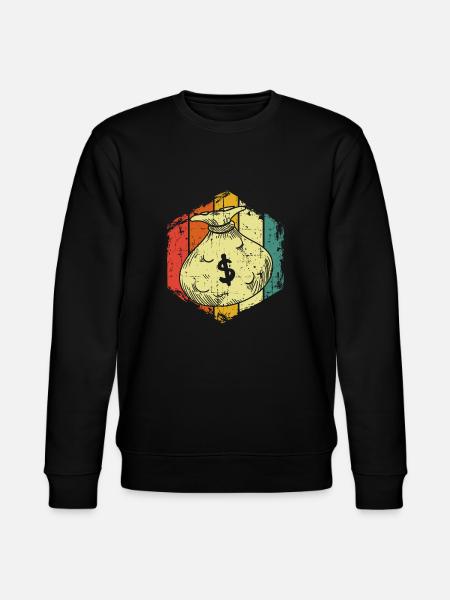 Geld Geldgeschenk - Stanley/Stella Unisex Bio-Sweatshirt CHANGER - Schwarz