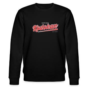 Kodokan Japan Judo - Stanley/Stella CHANGER Unisex Organic Sweatshirt - black - Front - Nik (191cm) & Marisol (170cm)
