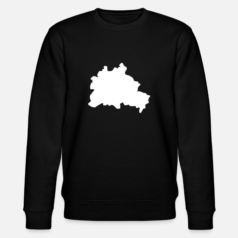 Berlin - Stanley/Stella Unisex Bio-Sweatshirt CHANGER  - Schwarz