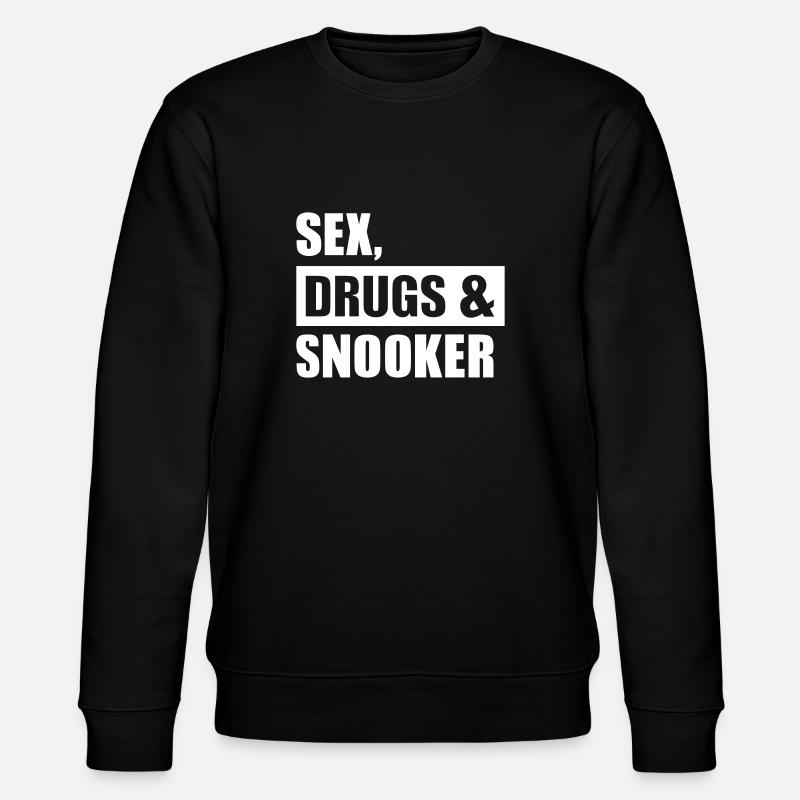 Snooker - Stanley/Stella Unisex Bio-Sweatshirt CHANGER  - Schwarz