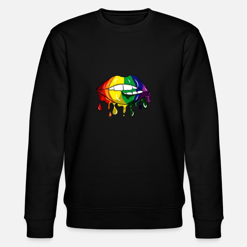LGBT Lips Merch - Sweat bio CHANGER Stanley/Stella Unisexe - noir