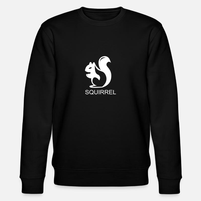 squirrel - Stanley/Stella CHANGER Unisex Organic Sweatshirt - black
