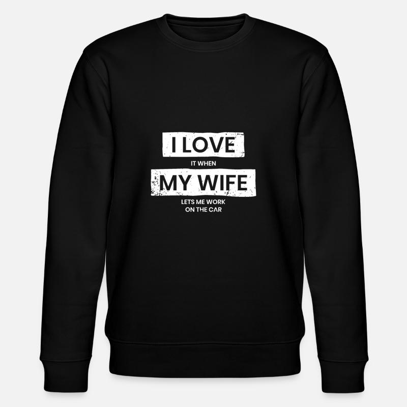 Mariage voiture - Sweat bio CHANGER Stanley/Stella Unisexe - noir