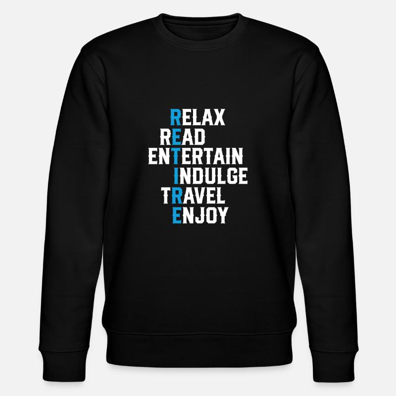 Pensionné - Sweat bio CHANGER Stanley/Stella Unisexe - noir