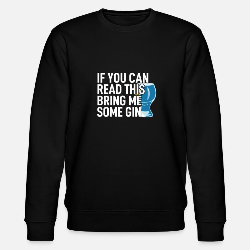 Drinking alcohol - Stanley/Stella CHANGER Unisex Organic Sweatshirt - black