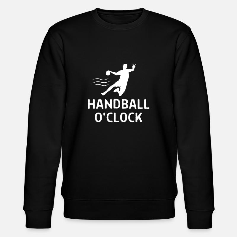 Handball Handballer Spruch Geschenk - Stanley/Stella Unisex Bio-Sweatshirt CHANGER - Schwarz