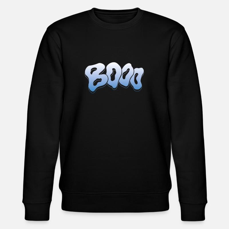 Spooky Ghost - Stanley/Stella CHANGER Unisex Organic Sweatshirt - black