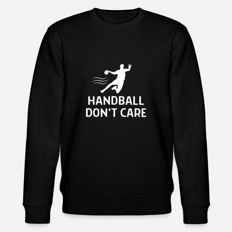 Handball Handballer Spruch Geschenk - Stanley/Stella Unisex Bio-Sweatshirt CHANGER - Schwarz