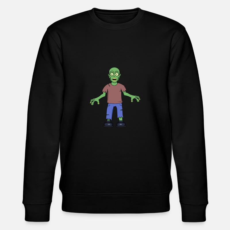 Zombie - Stanley/Stella Unisex Bio-Sweatshirt CHANGER  - Schwarz