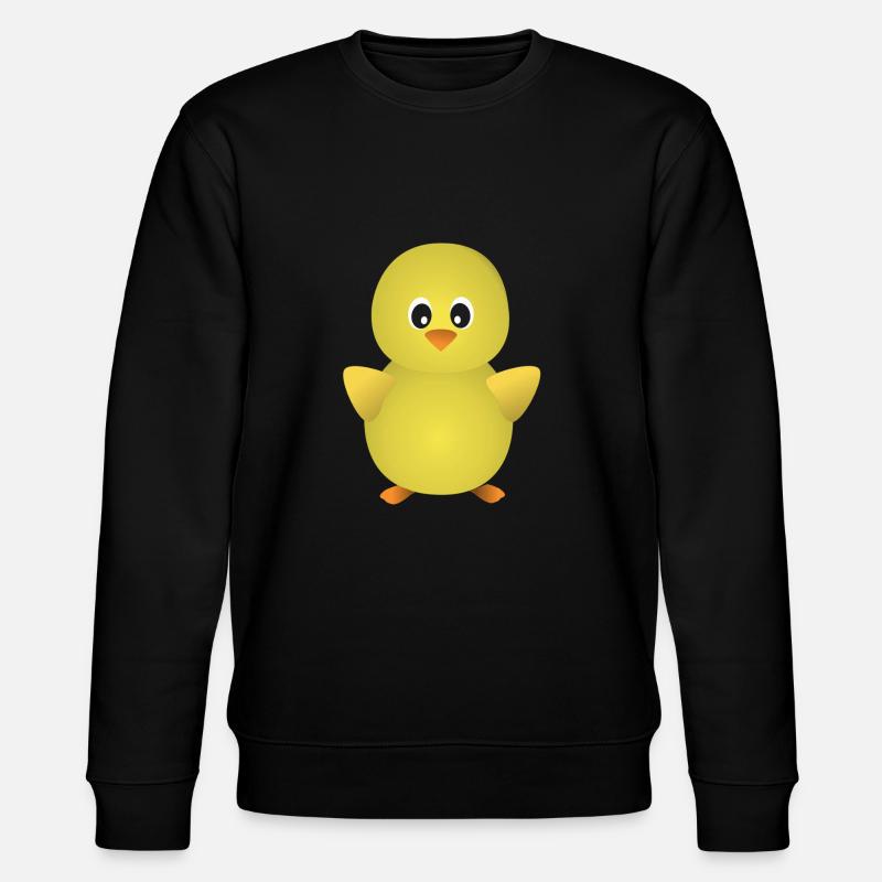 küken - Stanley/Stella Unisex Bio-Sweatshirt CHANGER  - Schwarz