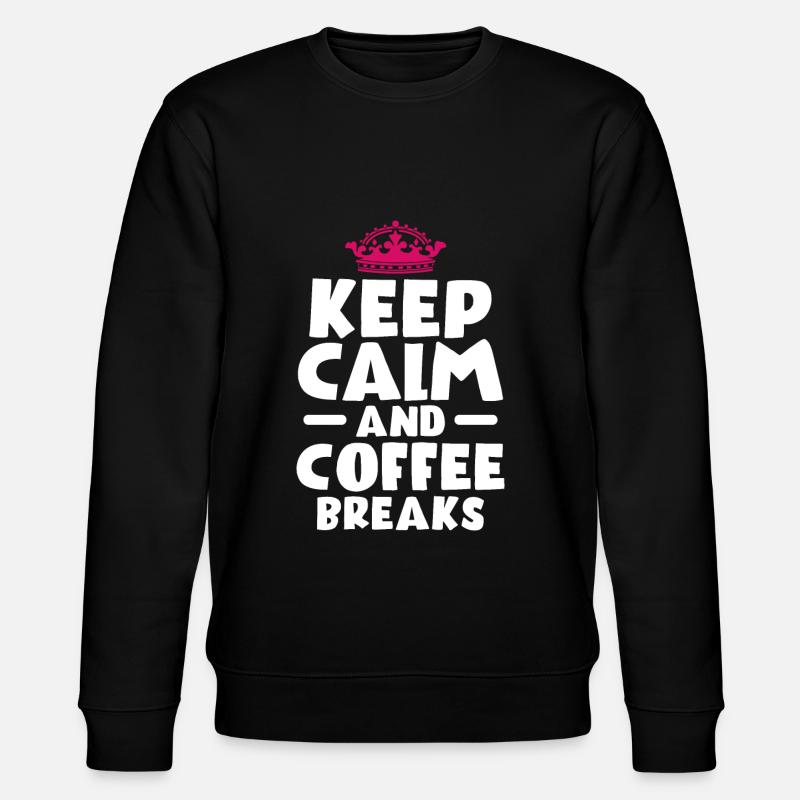 Kaffee - Stanley/Stella Unisex Bio-Sweatshirt CHANGER  - Schwarz