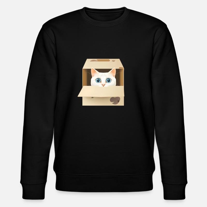 Fragile cat - Sweat bio CHANGER Stanley/Stella Unisexe - noir