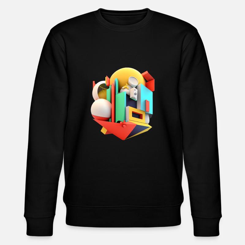 ..3D - Sweat bio CHANGER Stanley/Stella Unisexe - noir