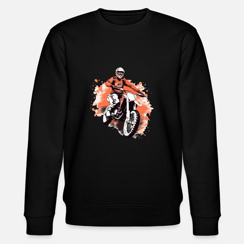 Moto cross - Sweat bio CHANGER Stanley/Stella Unisexe - noir