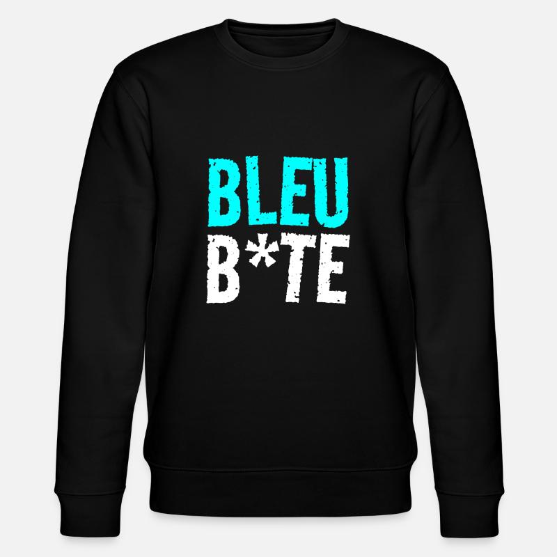 bleu bite - Sweat bio CHANGER Stanley/Stella Unisexe - noir