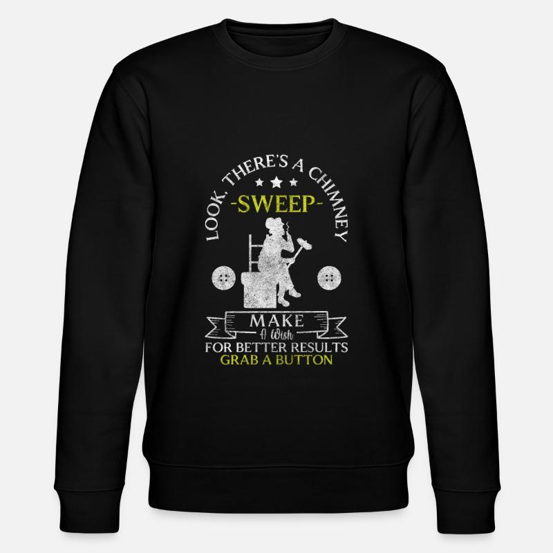 ramoneur toit occupation cheminée - Sweat bio CHANGER Stanley/Stella Unisexe - noir