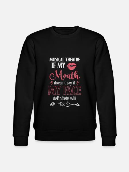 Theatre Actress Makeup Scenery - Stanley/Stella CHANGER Unisex Organic Sweatshirt - black