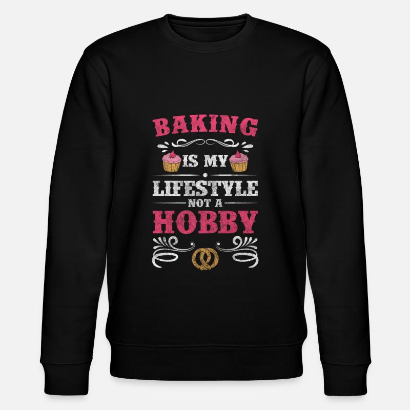 Bäckerei Konditor Backwaren Teig - Stanley/Stella Unisex Bio-Sweatshirt CHANGER  - Schwarz