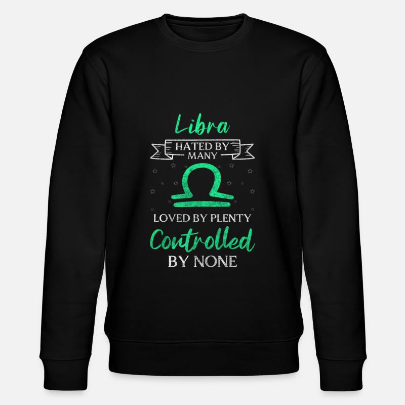 Astrologie d’anniversaire Balance - Sweat bio CHANGER Stanley/Stella Unisexe - noir