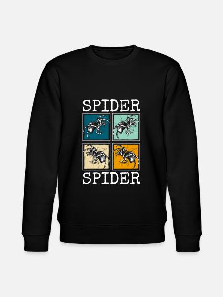 Spider Pet Tarantula - Stanley/Stella CHANGER Unisex Organic Sweatshirt - black