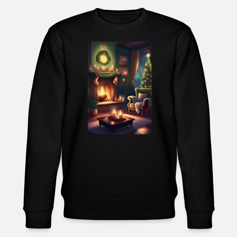 Maison de Noël verte - Sweat bio CHANGER Stanley/Stella Unisexe - noir