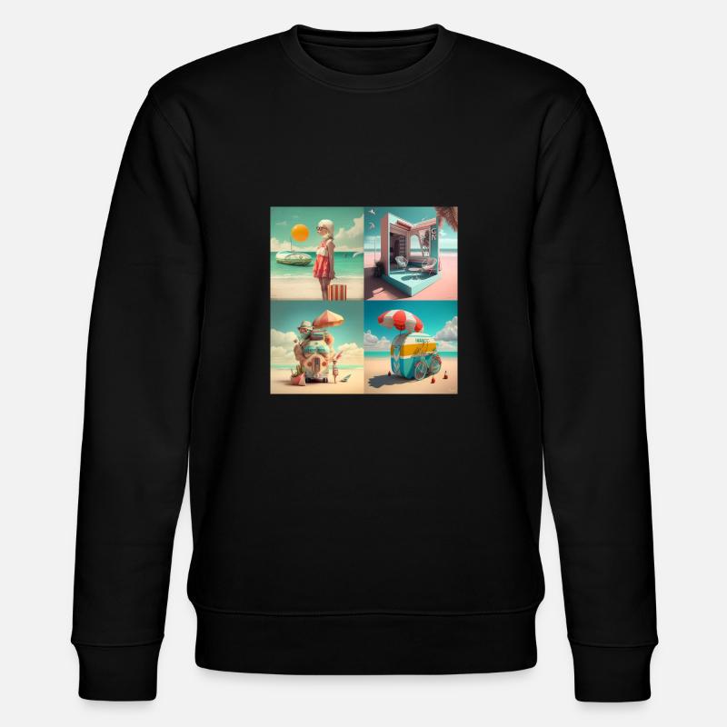 Sun and Summer - Sweat bio CHANGER Stanley/Stella Unisexe - noir