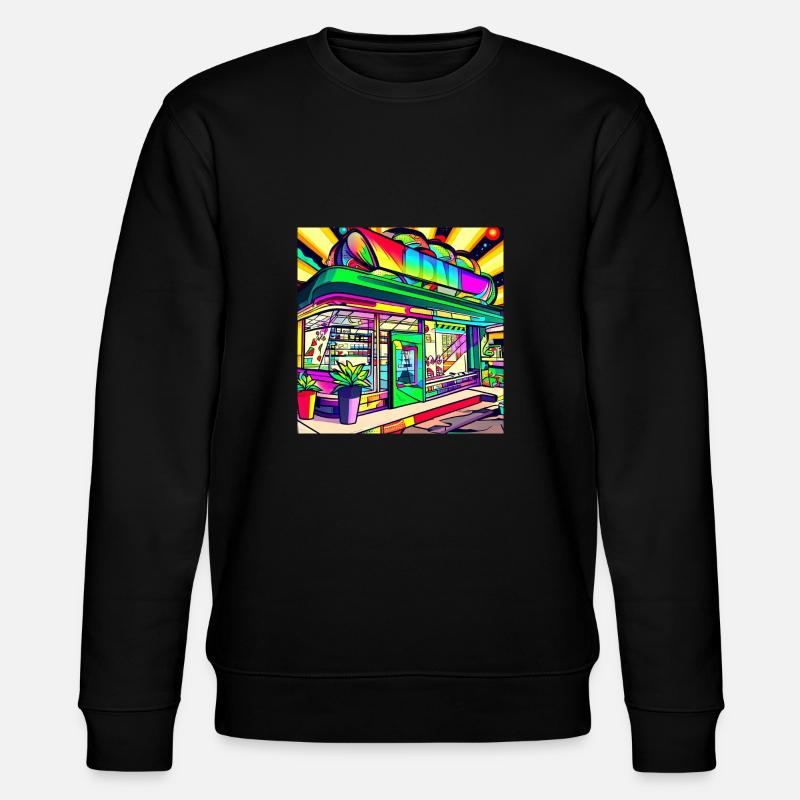 Weed Club moderne AUF - Sweat bio CHANGER Stanley/Stella Unisexe - noir