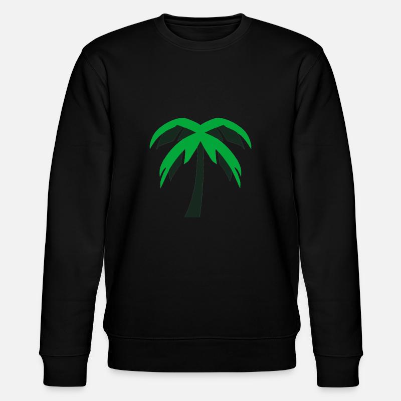 Palme 2 - Stanley/Stella Unisex Bio-Sweatshirt CHANGER  - Schwarz