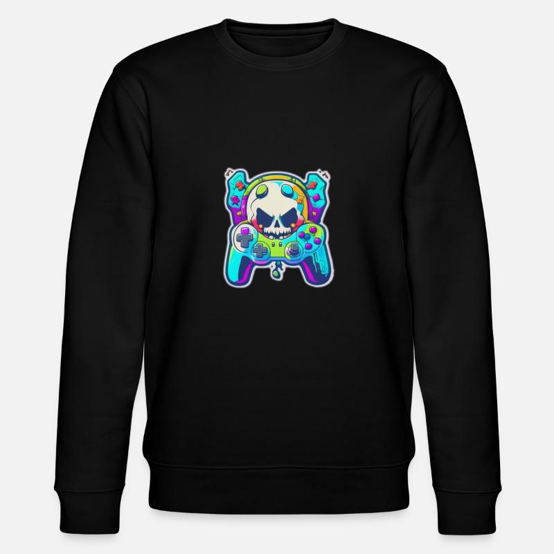 Skullhead Controller - Stanley/Stella Unisex Bio-Sweatshirt CHANGER  - Schwarz