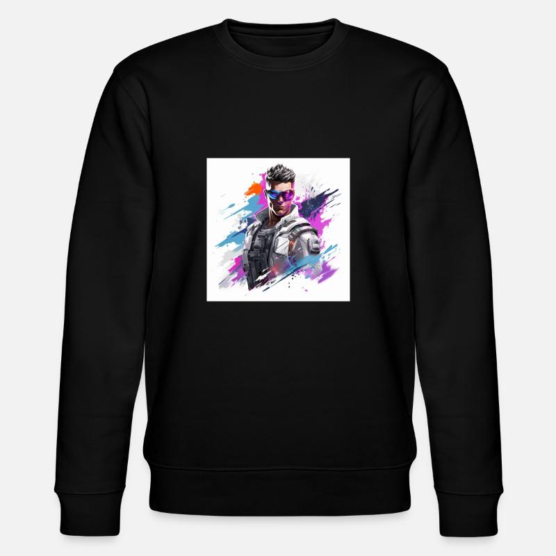 Art du jeu - Sweat bio CHANGER Stanley/Stella Unisexe - noir