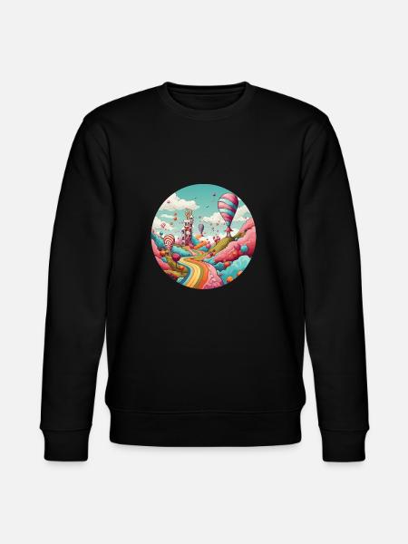 Fantasy Travel: Unique Style - Stanley/Stella CHANGER Unisex Organic Sweatshirt - black