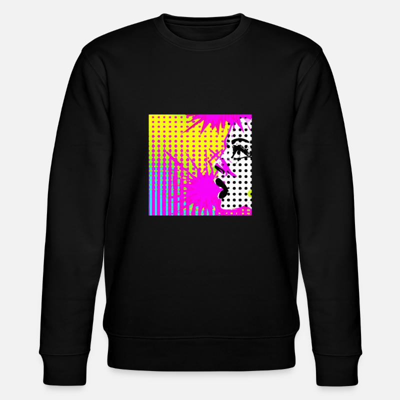 Pop art - Stanley/Stella Unisex Bio-Sweatshirt CHANGER  - Schwarz
