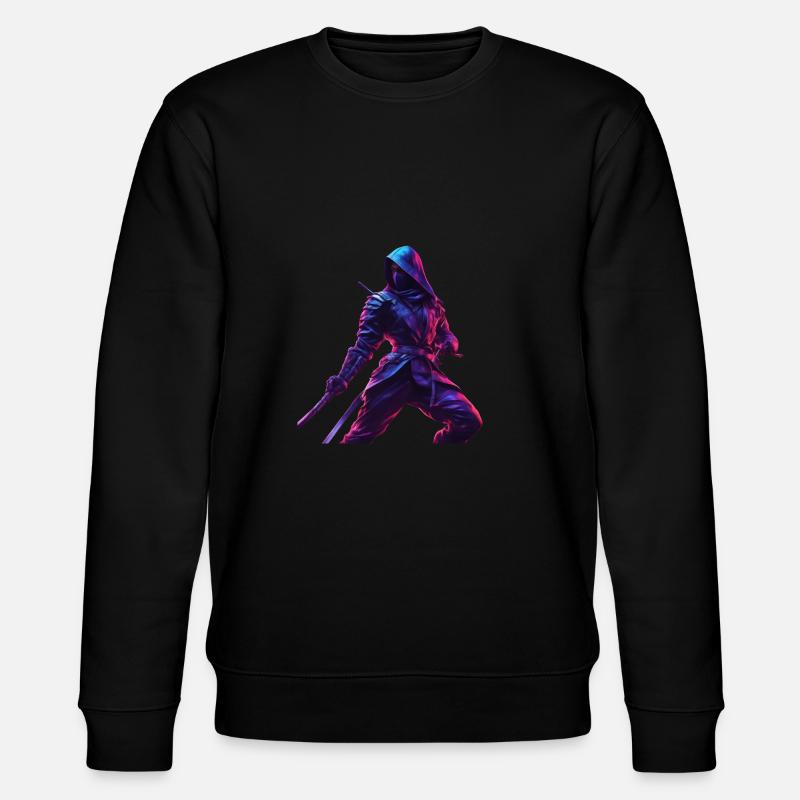 Neon Ninja - Stanley/Stella Unisex Bio-Sweatshirt CHANGER  - Schwarz